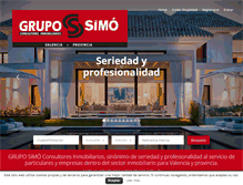 Tablet Screenshot of gruposimo.com